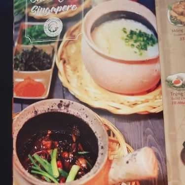 Thực đơn- Nhà Hàng Nam Cháo - Quán Nam