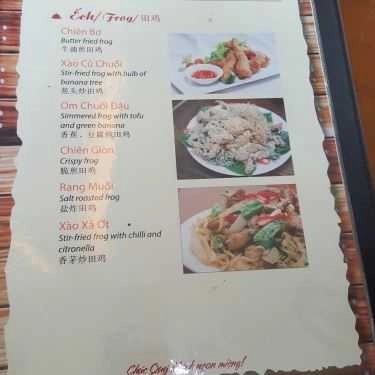Thực đơn- Nhà Hàng Gió Biển - Lê Hồng Phong