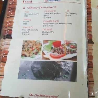 Thực đơn- Nhà Hàng Gió Biển - Lê Hồng Phong