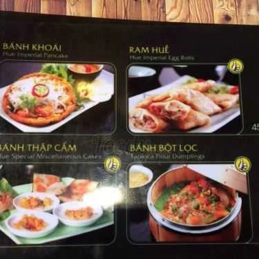 Thực đơn- Nhà Hàng Món Huế - Tô Hiệu