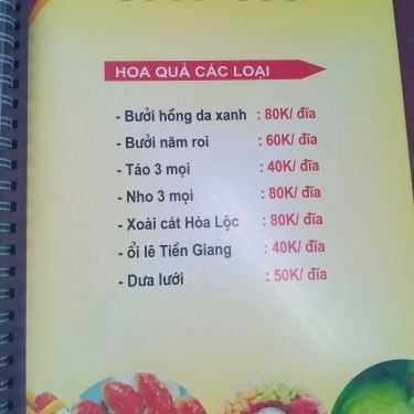 Thực đơn- Nhà Hàng Sạch Dương Thành