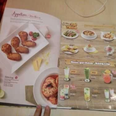 Thực đơn- Nhà Hàng Pizza Hut - Minh Khai