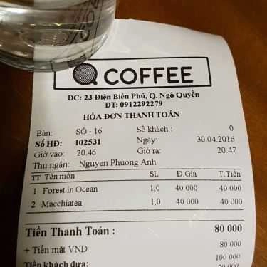 Tổng hợp- Q Coffee