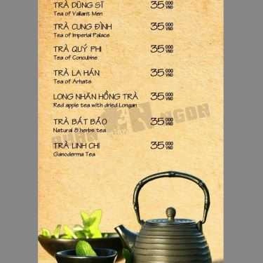 Thực đơn- Nhà Hàng Quán Ăn Ngon - Trần Quang Khải