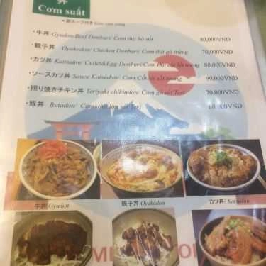 Thực đơn- Nhà Hàng Tanpopo - Món Ngon Nhật Bản