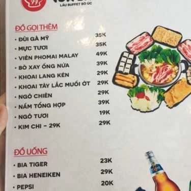 Thực đơn- Nhà Hàng Vua Lẩu 99 - Lẩu Hàn Quốc