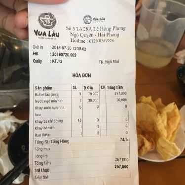 Thực đơn- Nhà Hàng Vua Lẩu 99 - Lẩu Hàn Quốc
