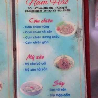 Thực đơn- Nhà Hàng Nam Hào