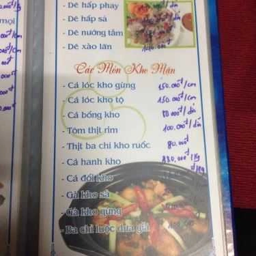 Thực đơn- Phi Thuyền - Nhà Hàng Nổi