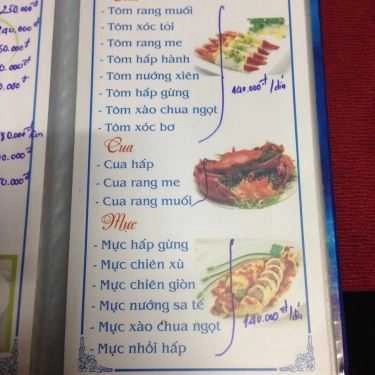 Thực đơn- Phi Thuyền - Nhà Hàng Nổi