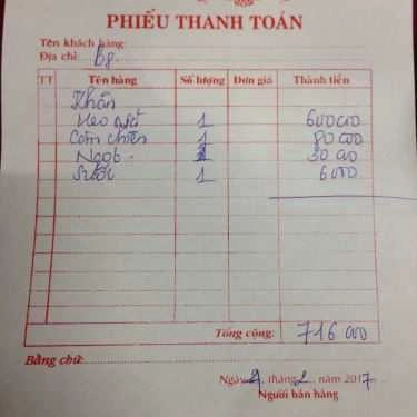 Thực đơn- Phi Thuyền - Nhà Hàng Nổi