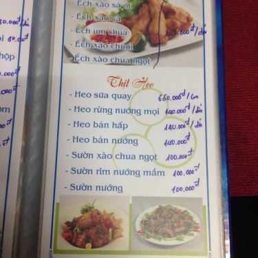 Thực đơn- Phi Thuyền - Nhà Hàng Nổi