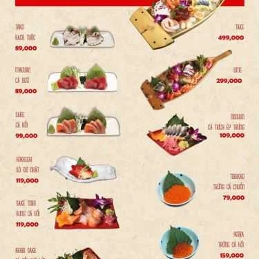 Thực đơn- Nhà Hàng Sachi Japanese Restaurant