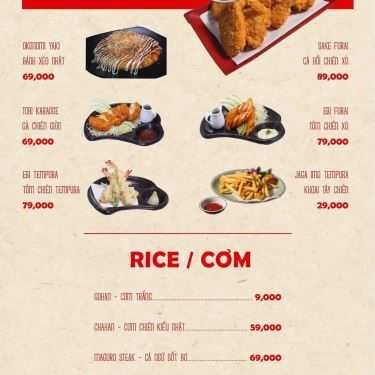 Thực đơn- Nhà Hàng Sachi Japanese Restaurant