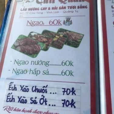 Thực đơn- Nhà Hàng Tu Ti Quán - Lẩu Nướng Cay & Hải Sản Tươi Sống
