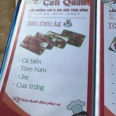 Thực đơn- Nhà Hàng Tu Ti Quán - Lẩu Nướng Cay & Hải Sản Tươi Sống