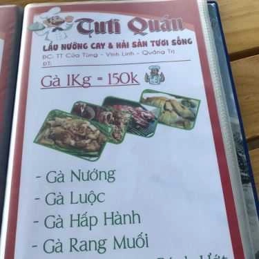 Thực đơn- Nhà Hàng Tu Ti Quán - Lẩu Nướng Cay & Hải Sản Tươi Sống