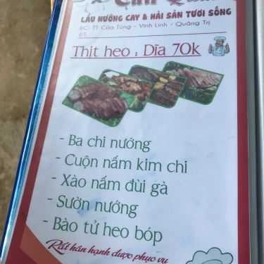 Thực đơn- Nhà Hàng Tu Ti Quán - Lẩu Nướng Cay & Hải Sản Tươi Sống