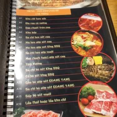 Thực đơn- Nhà Hàng BBQ Chicken - Lẩu & Nướng Hàn Quốc