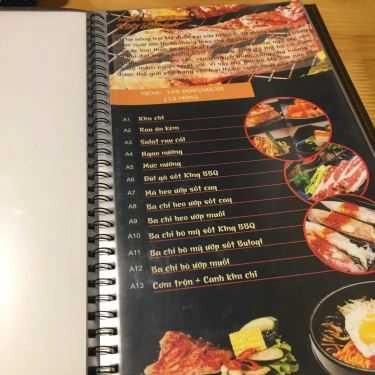 Thực đơn- Nhà Hàng BBQ Chicken - Lẩu & Nướng Hàn Quốc