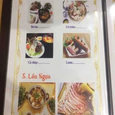 Thực đơn- Nhà Hàng Lẩu Gầu Cao Nguyên