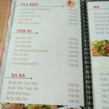 Thực đơn- Nhà Hàng Khu Giải Trí Ẩm Thực Văn Minh