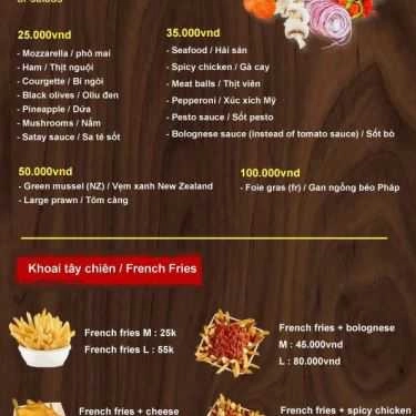 Thực đơn- Nhà Hàng La Dem Bistro - Ẩm Thực Pháp