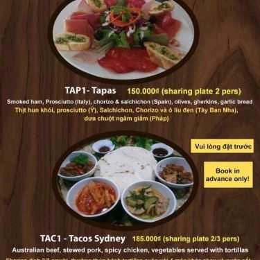Thực đơn- Nhà Hàng La Dem Bistro - Ẩm Thực Pháp