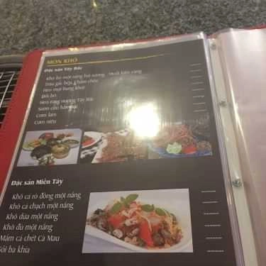 Thực đơn- Nhà Hàng Tây Bắc - Lẩu & Món Nướng