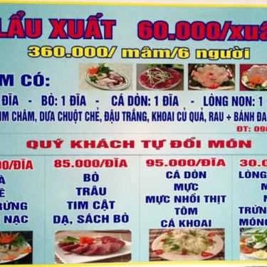 Thực đơn- Nhà Hàng Hương Cau - Ẩm Thực Việt