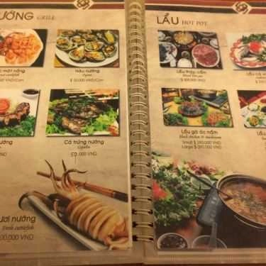 Thực đơn- Nhà Hàng Lẩu Nướng Không Khói - Nguyễn Thái Học