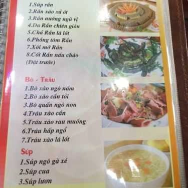 Thực đơn- Nhà Hàng Sơn Dê - Tổ Chức Hội Nghị, Sinh Nhật
