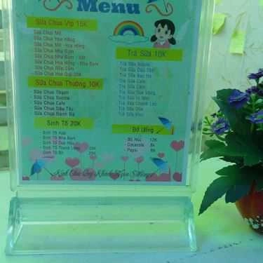 Thực đơn- Cafe Xuka Cream - Kem & Các Món Ăn Vặt