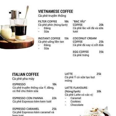 Thực đơn- Technolista Coffee