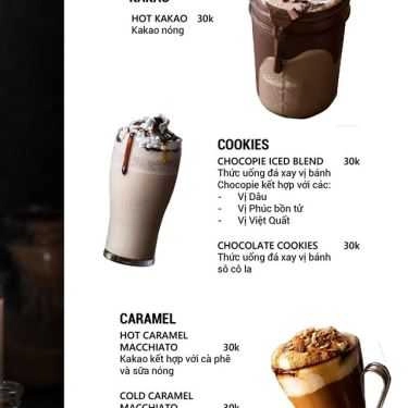 Thực đơn- Technolista Coffee