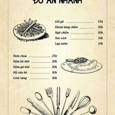 Thực đơn- Quán Ăn VOI - Food & Drink