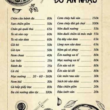 Thực đơn- Quán Ăn VOI - Food & Drink