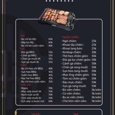 Thực đơn- Quán Ăn Aloha BBQ & Hotpot
