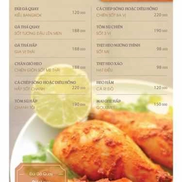 Thực đơn- Quán Ăn Gourmet Thaifood - Ẩm Thực Thái Lan