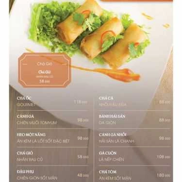 Thực đơn- Quán Ăn Gourmet Thaifood - Ẩm Thực Thái Lan