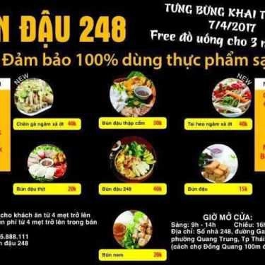 Thực đơn- Quán Ăn Bún Đậu Mắm Tôm - Đường Ga