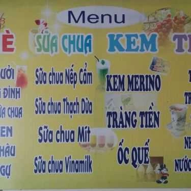 Thực đơn- Cafe Chè Thủy Tá