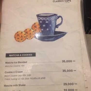 Thực đơn- Classix Coffee