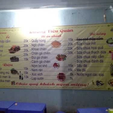 Thực đơn- Quán Ăn Dương Tiêu Quán - Đường Z115