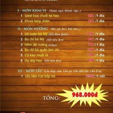 Tổng hợp- Nhà Hàng Garlic - Lẩu Nướng Sông Công