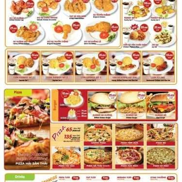 Thực đơn- Quán Ăn K- Express - Dương Tự Minh