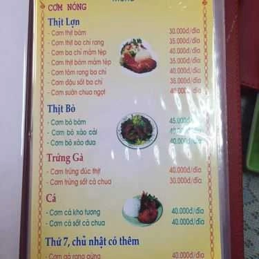 Thực đơn- Quán Ăn Kế Ngon Quán - Cơm Ngon, Cơm Văn Phòng