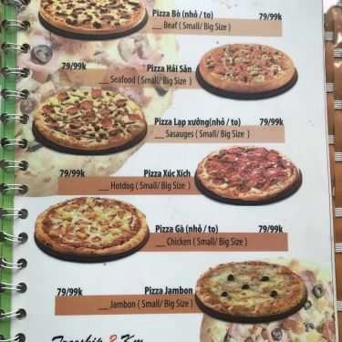 Thực đơn- Cafe Kiwi, Kem Tự Chọn, Pizza