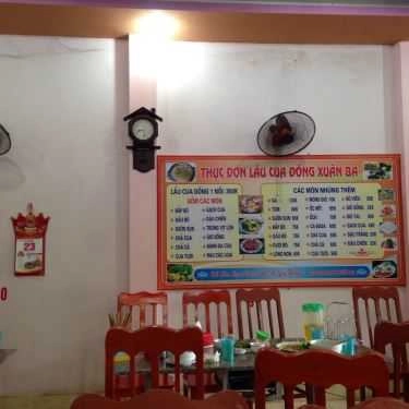 Thực đơn- Quán Ăn Xuân Ba - Lẩu Cua Đồng