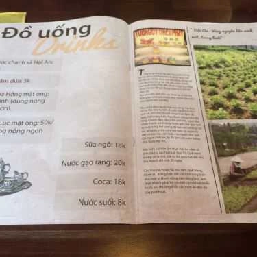 Thực đơn- Nhà Hàng Tasty Hội An - Ẩm Thực Hội An